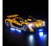 Juego de luces LED compatible con Lego 42172 McLaren P1 (sin modelo), juego de iluminación decorativa compatible con 42172 Technic McLaren P1 juguete creativo