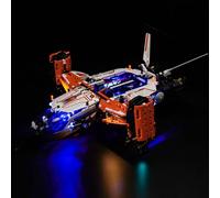 Juego de luces LED compatible con Lego 42181 Technic VTOL Heavy Cargo Spaceship LT81 (sin modelo), juego de iluminación decorativa para carguero de carga pesada LT81 Juguetes creativos - Versión