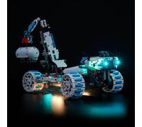 Juego de luces LED compatible con Lego 42211 Lunar Outpost Moon Rover Space Vehicle (no modelo), interruptor de atenuación táctil, juego de iluminación decorativa compatible con vehículo de Lego Moon