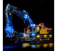 Juego de luces LED compatible con Lego 42215 Volvo EC500 Hybrid Excavator (no modelo), juego de iluminación decorativa compatible con Lego Volvo EC500 Hybrid Excavator juguete creativo