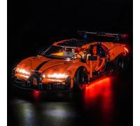 Juego de luces LED compatible con Lego 42222 Bugatti Chiron Pur Sport Hypercar (no modelo), juego de iluminación decorativa compatible con Lego Bugatti Chiron Pur Sport Hypercar Bloques de