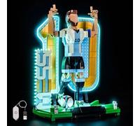 Juego de luces LED compatible con Lego 43015 Lionel Messi - Leyenda del fútbol (no modelo), juego de iluminación decorativa compatible con Lego 43015 bloques de construcción modelo