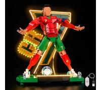 Juego de luces LED compatible con Lego 43016 Cristiano Ronaldo - Leyenda del fútbol (No es un modelo), juego de luces de decoración Compatible con Lego 43016 bloques modelo
