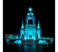 Juego de luces LED compatible con Lego 43281 Elsa's Ice Castle & Snow Ride Adventure (no modelo), juego de iluminación decorativa compatible con bloques de construcción de Lego Elsa's Ice Castle