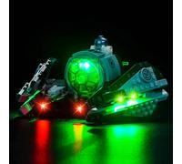 Juego de luces LED compatible con Lego 75360 Yoda's Jedi Starfighter (no modelo), juego de iluminación decorativa compatible con Yoda's Jedi Starfighter juguete creativo