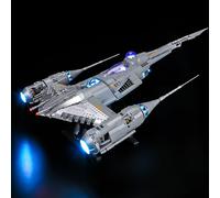 Juego de luces LED compatible con Lego 75442 UCS Mandalorian's N-1 Starfighter Set, kit de luz para Lego 75442 modelo de bloques de construcción, no incluye el juego de modelo