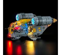 Juego de luces LED compatible con Lego 75447 Mandalorian The Razor Crest, kit de luz para Lego 75447 modelo de bloques de construcción, no incluye el juego de modelos