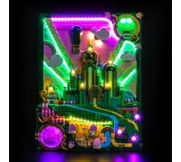 Juego de luces LED compatible con Lego 75685 Emerald City Wall Art (no modelo), juego de iluminación decorativa compatible con Lego Emerald City Wall Art Bloques de construcción modelo