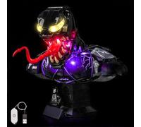 Juego de luces LED compatible con Lego 76356 Venom Bust