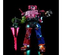 Juego de luces LED compatible con Lego 77078 Mecha Team Leader (no modelo), juego de iluminación decorativa compatible con Lego Mecha Team Leader juguete creativo