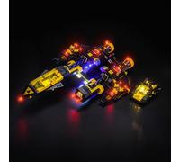 Juego de luces LED compatible con Lego Blacktron Renegade 10355 (no modelo), juego de iluminación decorativa compatible con Lego 10355 Blacktron Renegade juguete creativo
