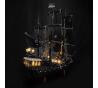 Juego de luces LED compatible con Lego Captain Jack Sparrow's Pirate Ship 10365 (no modelo), juego de iluminación decorativa compatible con Lego Captain Jack Sparrow's Pirate Ship juguete creativo