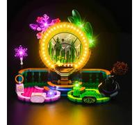 Juego de luces LED compatible con Lego Elphaba & Glinda Figures 75682 (no modelo), juego de iluminación decorativa compatible con figuras de Elphaba y Glinda Juguetes creativos