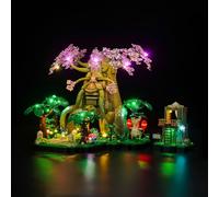 Juego de luces LED compatible con Lego Great Deku Tree 2 en 1 (sin modelo), juego de iluminación decorativa compatible con 77092 Gran árbol decorativo 2 en 1, juguete creativo