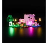 Juego de luces LED compatible con Lego Minecraft The Baby Pig House (no Lego), juego de iluminación LED compatible con Minecraft 21268 The Baby Pig House juguete creativo