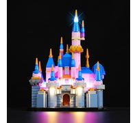 Juego de luces LED compatible con Lego Mini Sleeping Beauty Castle, juego de iluminación LED compatible con Lego 40720 (no modelos) (juego de luces LED para Lego 41760)