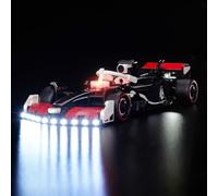 Juego de luces LED compatible con Lego MoneyGram Haas F1 Team VF-24 Race Car 77250 (no modelo), juego de iluminación decorativa compatible con Lego MoneyGram Haas F1 Team VF-24 Race Car juguete