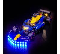 Juego de luces LED compatible con Lego Oracle Red Bull Racing RB20 F1 Race Car 77243 (no es modelo), juego de iluminación decorativa compatible con Lego Oracle Red Bull Racing RB20 F1 Race Car