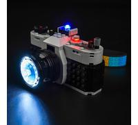 Juego de luces LED compatible con Lego Retro Camera 31147 (sin modelo), juego de iluminación decorativa compatible con Lego Retro Camera Juguetes creativos - versión estándar