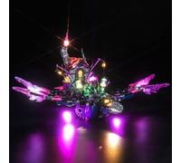 Juego de luces LED compatible con Lego The Never Witch's Midnight Raven (sin modelo), juego de iluminación decorativa Compatible with 71478 DREAMZzz El cuervo de medianoche de la Nimmerhexe juguete
