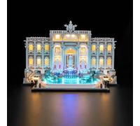Juego de luces LED compatible con Lego Trevi Fountain 21062 (no modelo), juego de iluminación decorativa compatible con Lego 21062 Trevi Fountain Juguetes creativos