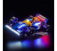 Juego de luces LED compatible con Lego Williams Racing FW14B y Nigel Mansell 10353 (no modelo), juego de iluminación decorativa compatible con Lego Williams Racing FW14B y Nigel Mansell juguete