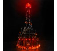 Juego de luces LED compatibles con Lego 10333 The Lord of The Rings: Barad-dûr (no modelo), juego de iluminación decorativa compatible con Lego The Lord of The Rings: Barad-dûr 10333