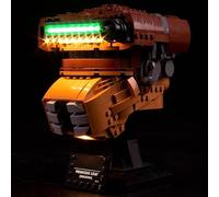 Juego de luces LED para casco Lego 75351 Princess Leia (Boushhh), juego de iluminación LED para casco Lego Princess Leia (no modelo de Lego), luces de juguete creativas, modelo decorativo para adultos