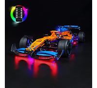 Juego de Luces LED para Lego 42141 Technic McLaren Fórmula 1 para Coche de Carreras, no Modelo Lego (versión de Mando a Distancia)