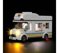 Juego de luces LED para Lego Holiday Camper Van 60283, iluminación decorativa para vehículos de Lego City