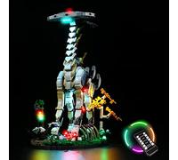 Juego de Luces LED para Lego Horizon Forbidden West (no Lego), Juego de iluminación de decoración de Control Remoto Compatible con Lego 76989 Tallneck Horizon Zero Dawn