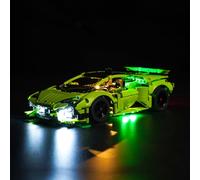 Juego de luces LED para Lego Lamborghini Huracán Tecnica (no Lego), juego de iluminación decorativa para Lego 42161 Technic Lamborghini Huracán Tecnica Coche de juguete juguete creativo