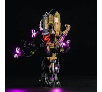Juego de Luces LED para Lego Marvel Venomized Groot 76249 Juguete Marvel transformable (no Lego), Juego de iluminación Decorativa para Figura Lego Groot Juguetes creativos para Adultos y niños