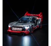 Juego de luces LED para Lego Speed Champions Audi S1 e-tron Quattro Racing Car Set, juego de iluminación decorativa para Lego 76921 Audi S1 e-tron Quattro Race Car