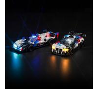 Juego de luces LED para Lego Speed Champions BMW M4 GT3 y BMW M Hybrid V8 Coche de carreras (no Lego), juego de iluminación decorativa para Lego 76922 BMW M4 GT3 y BMW M Hybrid V8 Race Cars