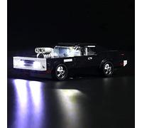 Juego de Luces LED para Lego Speed Champions Fast & Furious 1970 Dodge Charger R/T, Juego de iluminación Decorativa para Lego 76912 Dodge Charger R/T lámpara de Juguete Creativa - No Lego Model