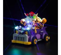 Juego de luces LED para Lego Super Mario Camión Monstruo de Bowser - Set de expansión (sin Lego), Set de iluminación de decoración para Lego 71431 Set de expansión del Coche Músculo de Bowser Juguetes