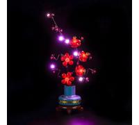 Juego de luces para Lego Plum Blossom (no Lego), juego de iluminación decorativa para Lego 10369 Iconos Flor de Ciruelo Flor Decoración Juguete Creativo