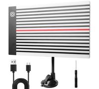 Juego de luces para reparación de abolladuras sin pintura, herramienta de reparación de abolladuras LED para coche, soporte ajustable, lámpara de prueba de tiras de carrocería y placa reflectora LED,