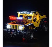 Juego de luces para Technic Jeep Wrangler modelo de bloques de construcción, kit de luz LED compatible con Lego 42122 (no incluye el modelo) (versión estándar)
