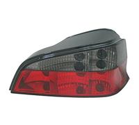 Juego de luces traseras compatible con Peugeot 106 1996- - Rojo/Gris