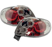 Juego De Luces Traseras De Cola Claras De Cromo Para Peugeot 206 206CC 98-05