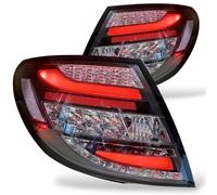 Juego De Luces Traseras LED Claras Humo Negras Para Mercedes W204 11-En Adelante