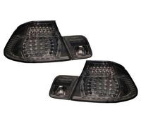 Juego De Luces Traseras LED Claras Negras Para BMW Serie 3 E46 Coupe 99-03.