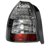 Juego de luces traseras LED compatible con Honda Civic HB 3-puertas 1996-2001 - Negro