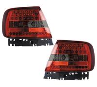 Juego De Luces Traseras LED Rojas-Negras Para Audi A4 B5 11/94-9/00