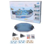Juego de lucha de mármol marino portátil, acción de dos jugadores, construcción segura y tiro preciso, mejora la concentración, buque de guerra, acción interactiva, habilidades familiares marinas