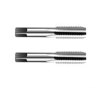 Juego de machos de rosca HSS M3-M14, herramientas de corte de rosca métrica, flauta espiral, kit de roscado manual para metal de acero inoxidable, 2 piezas (M16)