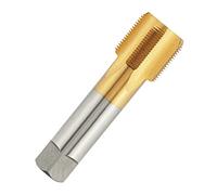 Juego de machos de roscar for máquina, macho de roscar métrico M42 x 1,5 HSS, macho de roscar de flauta recta con revestimiento de Ti, macho de roscar for máquina con rosca recubierta de titanio M42 x