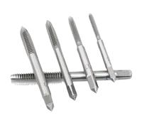 Juego de machos de roscar M3/M4/M5/M6/M8 con brocas helicoidales y llave, 5 piezas/juego, machos de roscar tipo T for máquina, escariadores, taladros manuales, tornillos(5pcs Drill)